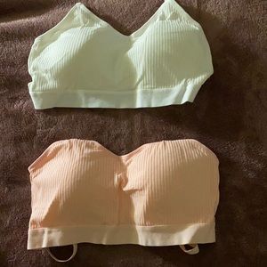 Never worn lounge bras